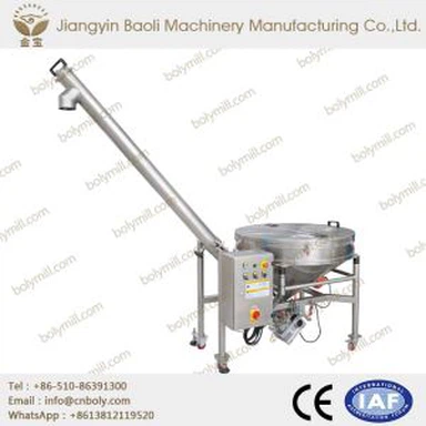 Rotačný šnekový dopravník Dopravníkové špirálové dopravníkové systémy